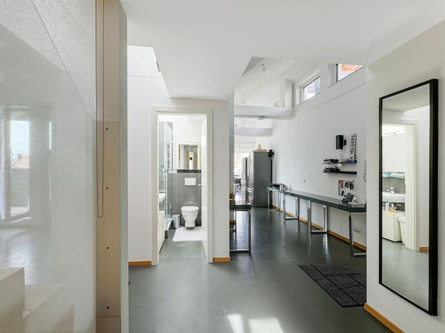 6 Zimmer Maisonette-Penthouse Pool Dachterrasse Luxus Munique Exterior foto