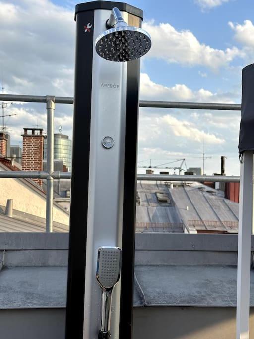 6 Zimmer Maisonette-Penthouse Pool Dachterrasse Luxus Munique Exterior foto
