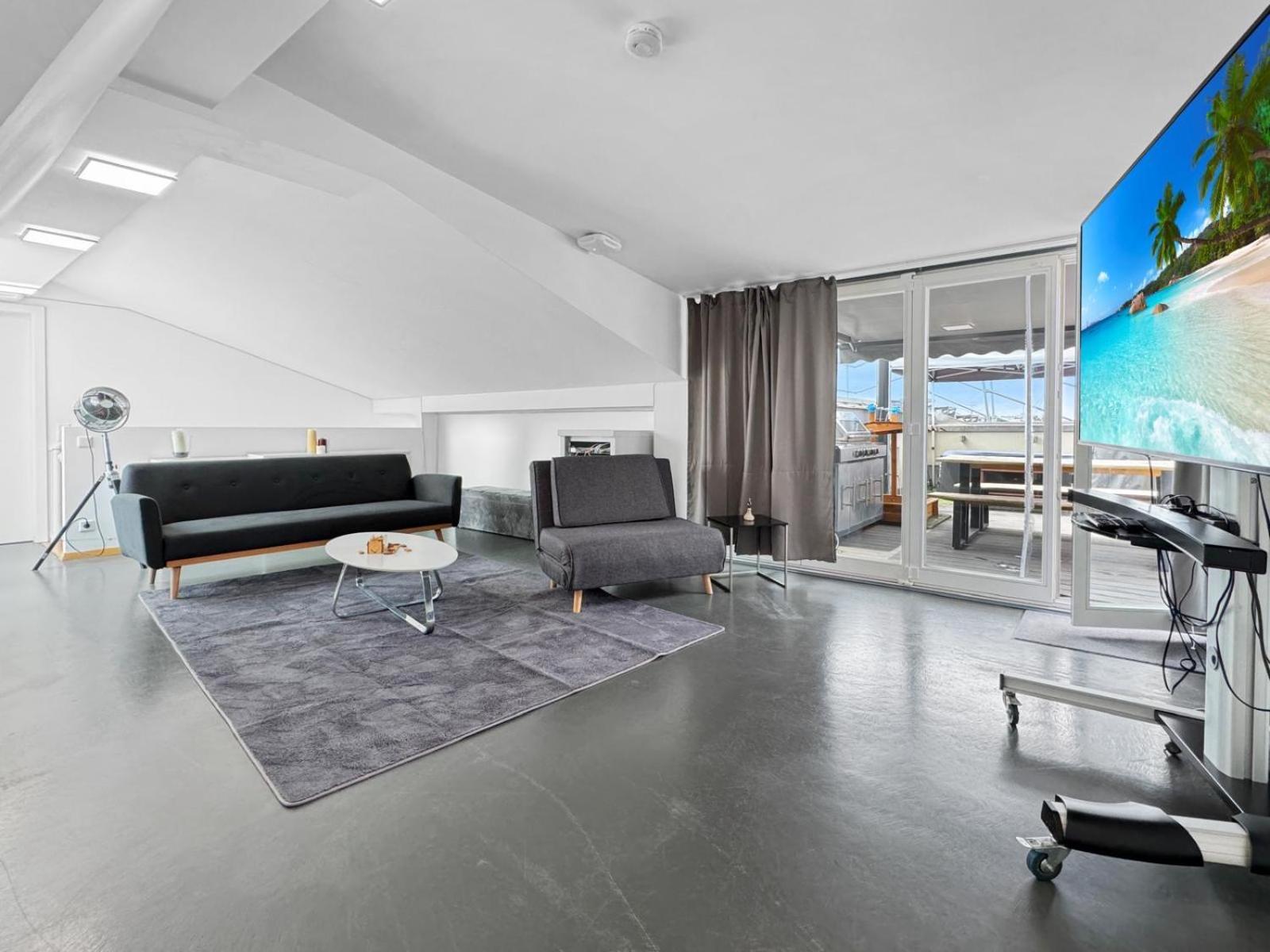 6 Zimmer Maisonette-Penthouse Pool Dachterrasse Luxus Munique Exterior foto
