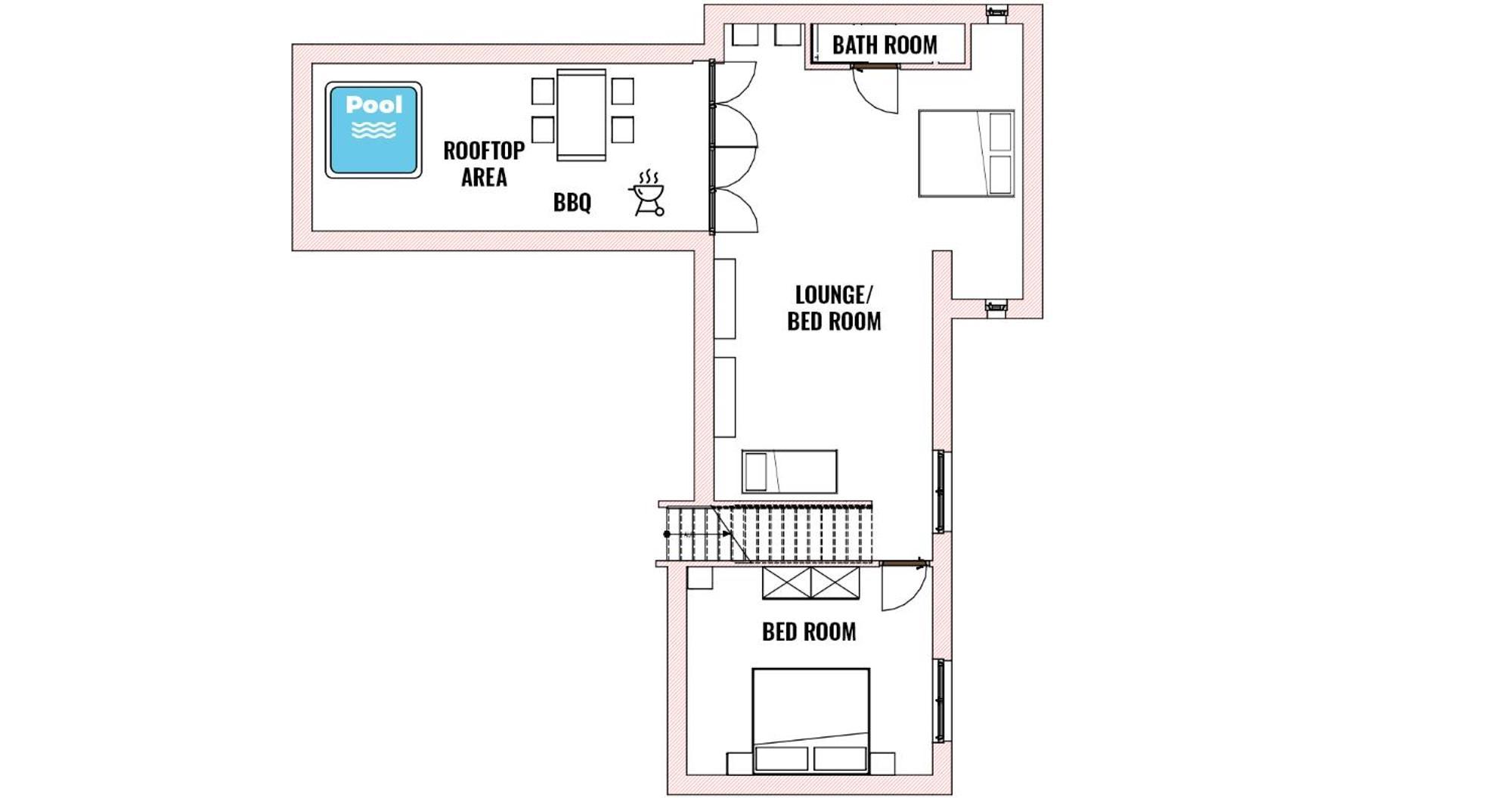 6 Zimmer Maisonette-Penthouse Pool Dachterrasse Luxus Munique Exterior foto